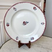 Round dish Digoin Sarreguemines model "Line" years 20-30