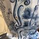 Large baluster vase with parrot - Holland, Delft 19th century