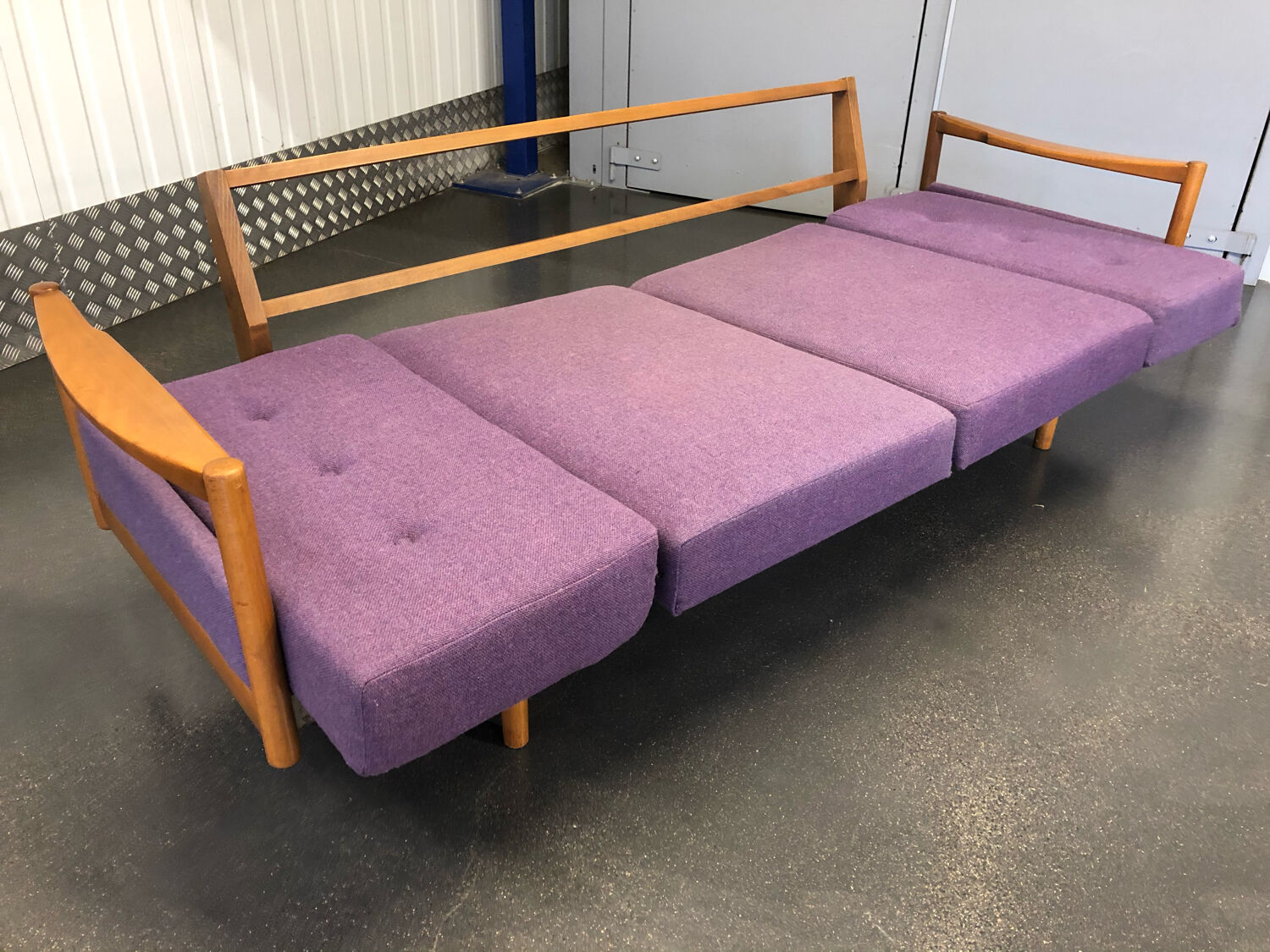 Daybed 2P convertible sofa by Walter Knoll circa 1960