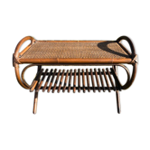 Vintage rattan coffee table