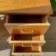 Vintage Scandinavian Formica Desk with 3 Drawers from the 70s