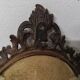 Ancien Miroir Mural Vintage Avec Rangement Imitation Bois