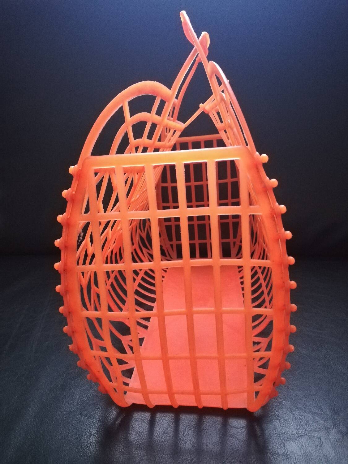 Vintage plastic shopping basket