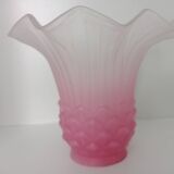 Abat-jour tulipe art nouveau rose