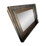 Miroir classique recouvert de feuilles d'or, 162x122 cm