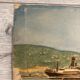 Vintage marine watercolor