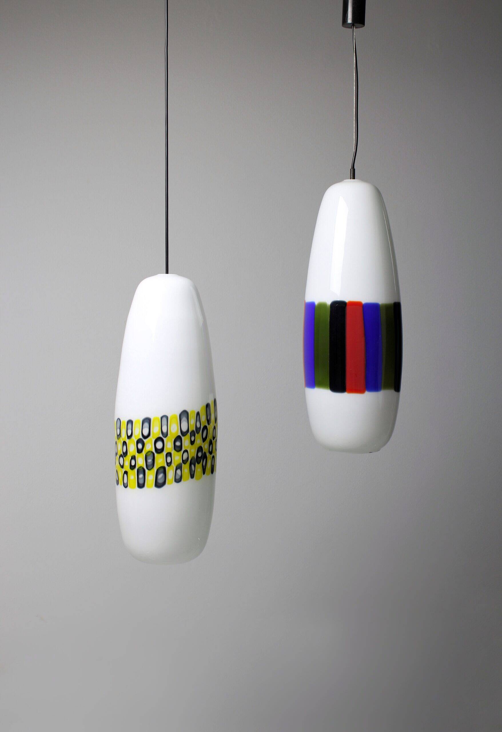 Suspensions L143 d'Alessandro Pianon pour Vistosi, années 1960