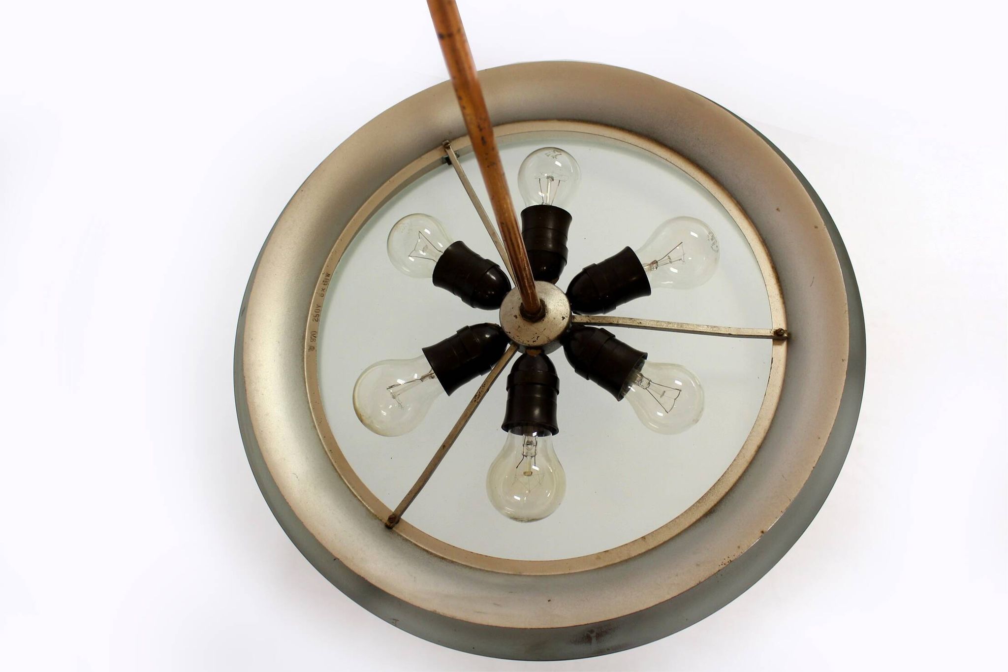 Bauhaus UFO Pendant Lamp by Josef Hurka for Napako, 1930s