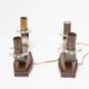 Pair of art deco style bedside lamps circa 1940