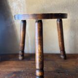 Rustic tripod stool