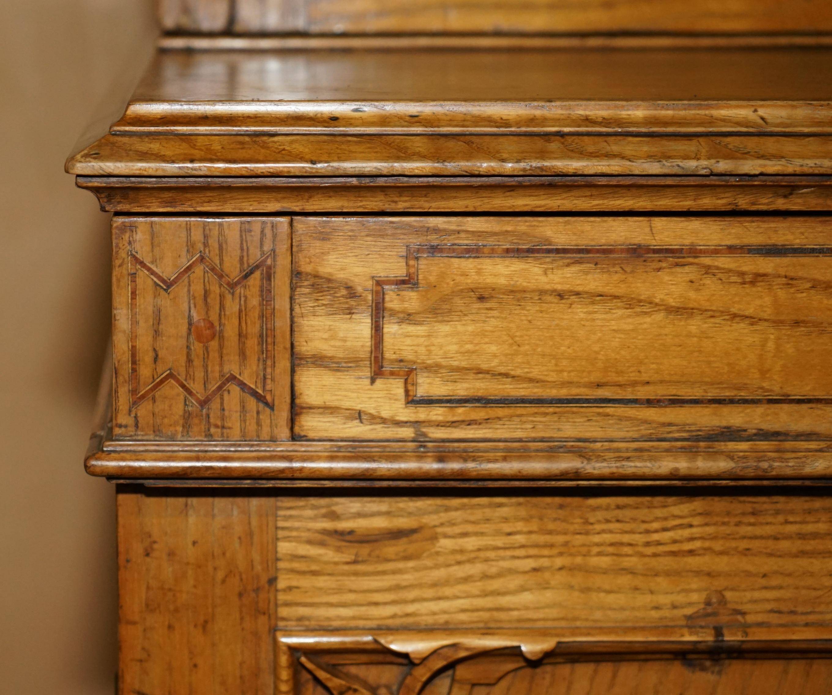 Victorian library 1840 A Blain & Son Liverpool in pollard oak