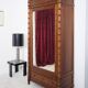 Armoire miroir Faux bambou en Pin Français 19e siecle