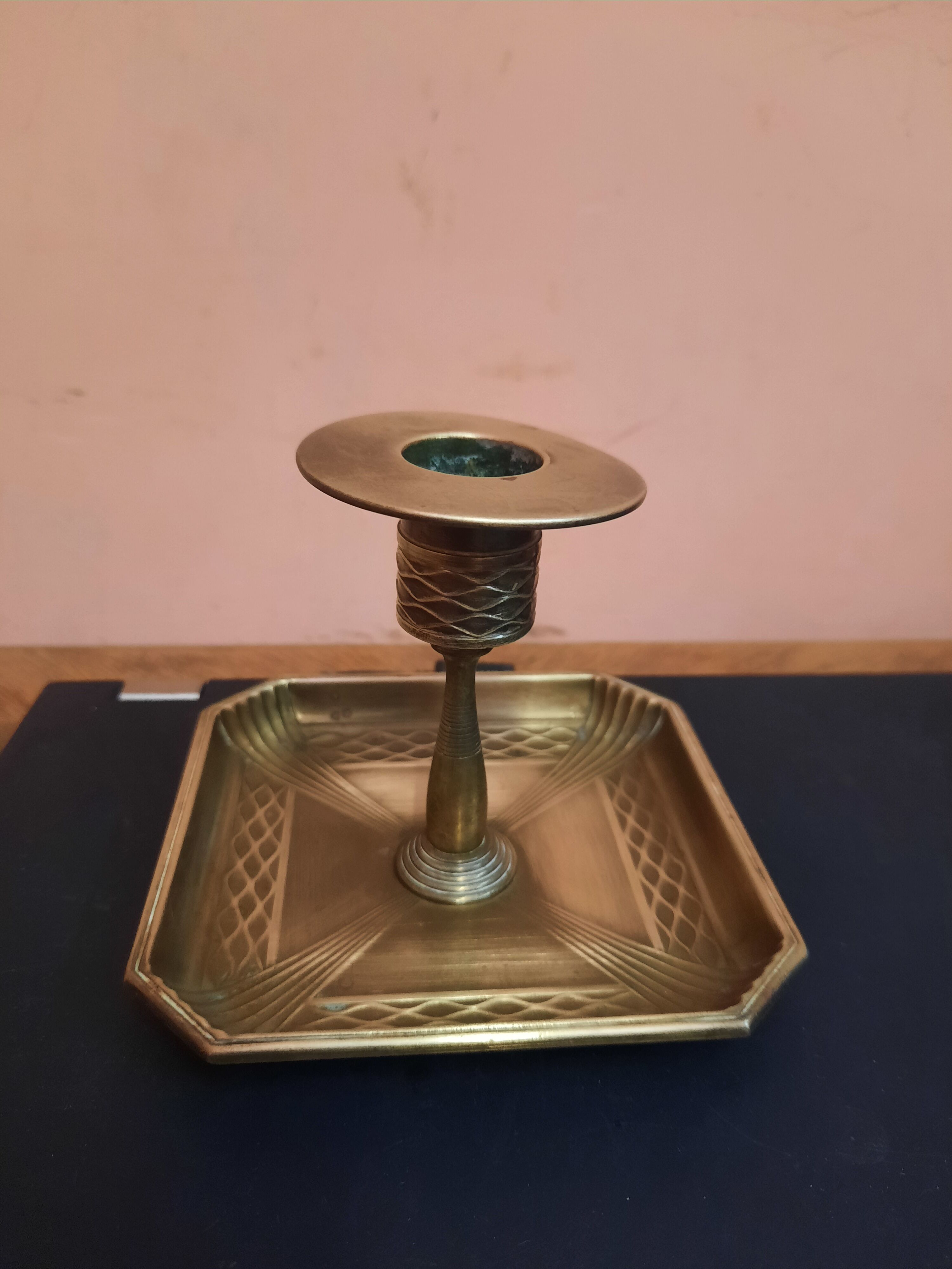 Art Deco candle holder