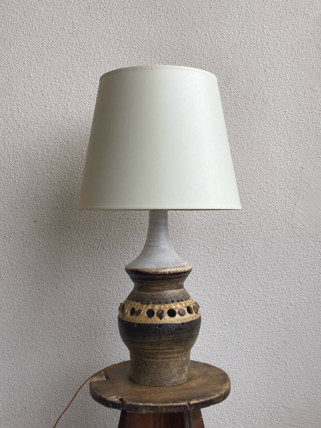 Georges Pelletier 1960 ceramic lamp
