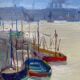 Table HSP Nan Borazzo (born 1905-?) ec. Italian Port Marine + frame