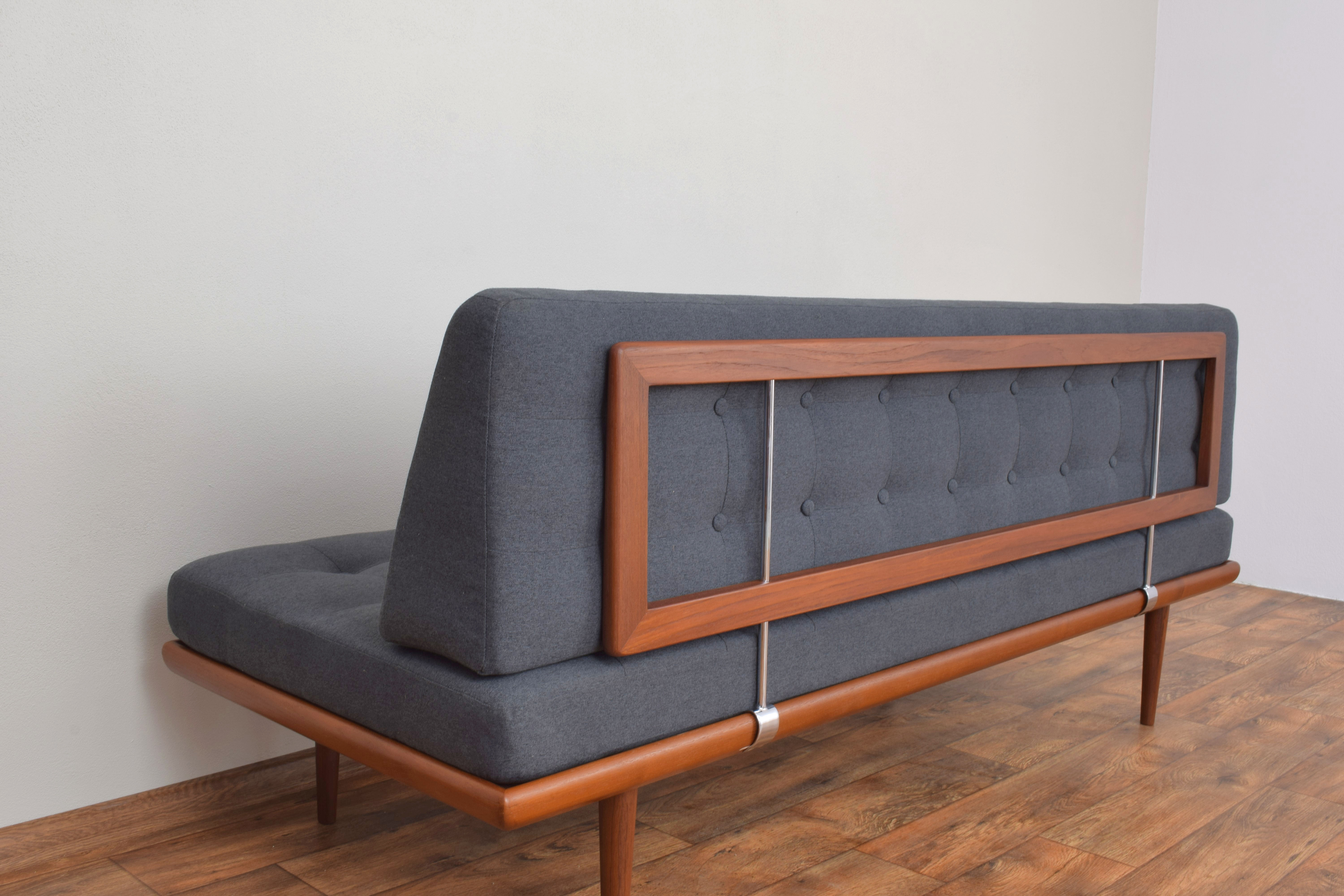 Minerva Teak Daybed by Peter Hvidt & Orla Mølgaard-Nielsen for France & Søn, 1950s, Set of 2