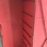 Riveted cloakroom converted into storage cabinet - early twentieth century
