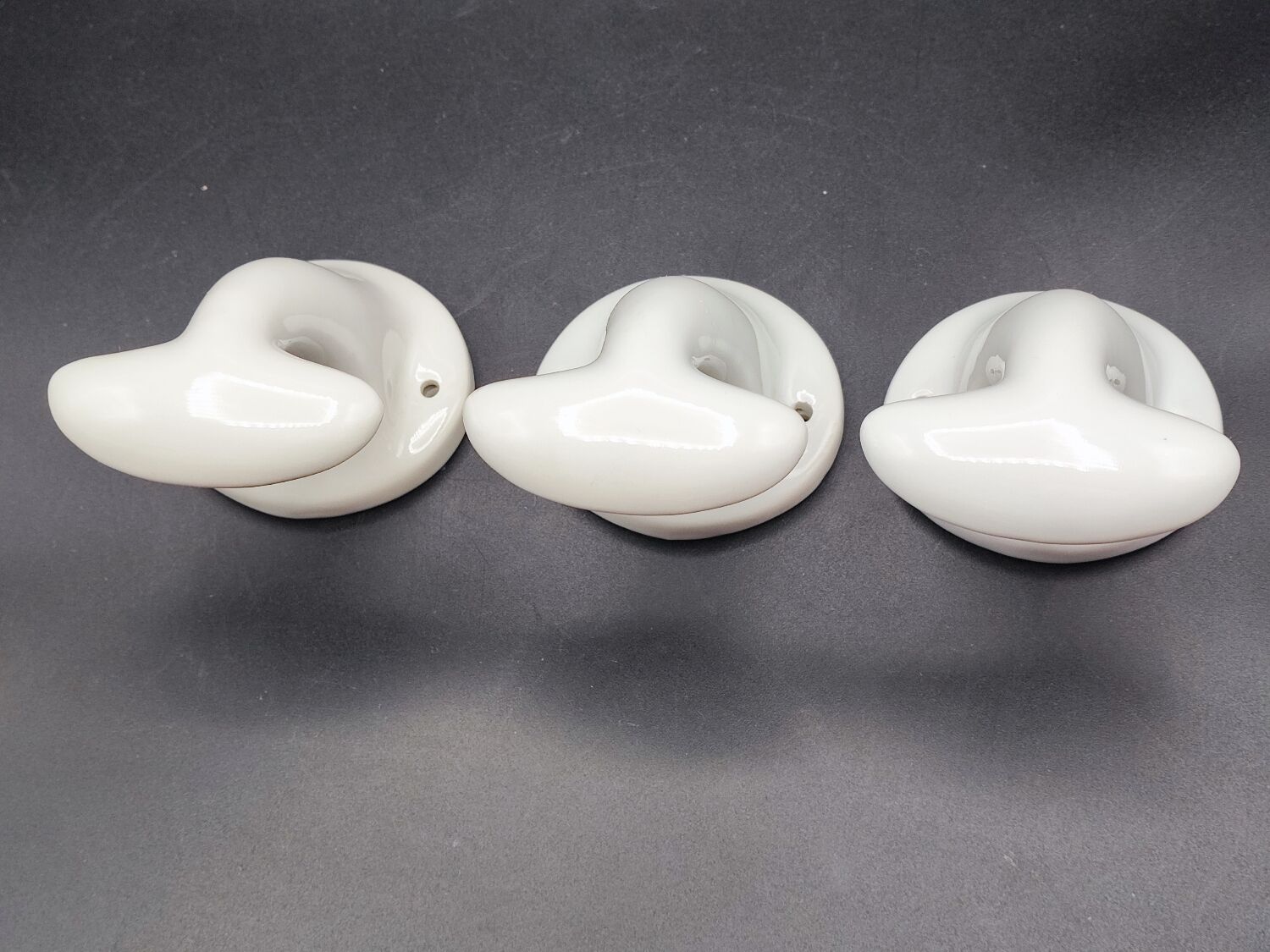 Limoges porcelain coat hooks