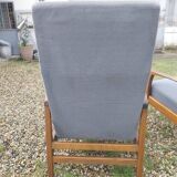 Scandinavian chaise longue armchair