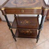 Napoleon III 3-level inlaid shelf
