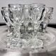 Cabaret set Baccarat 8 glasses and silver plated tray