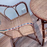Rattan wicker garden salon rattan year 60