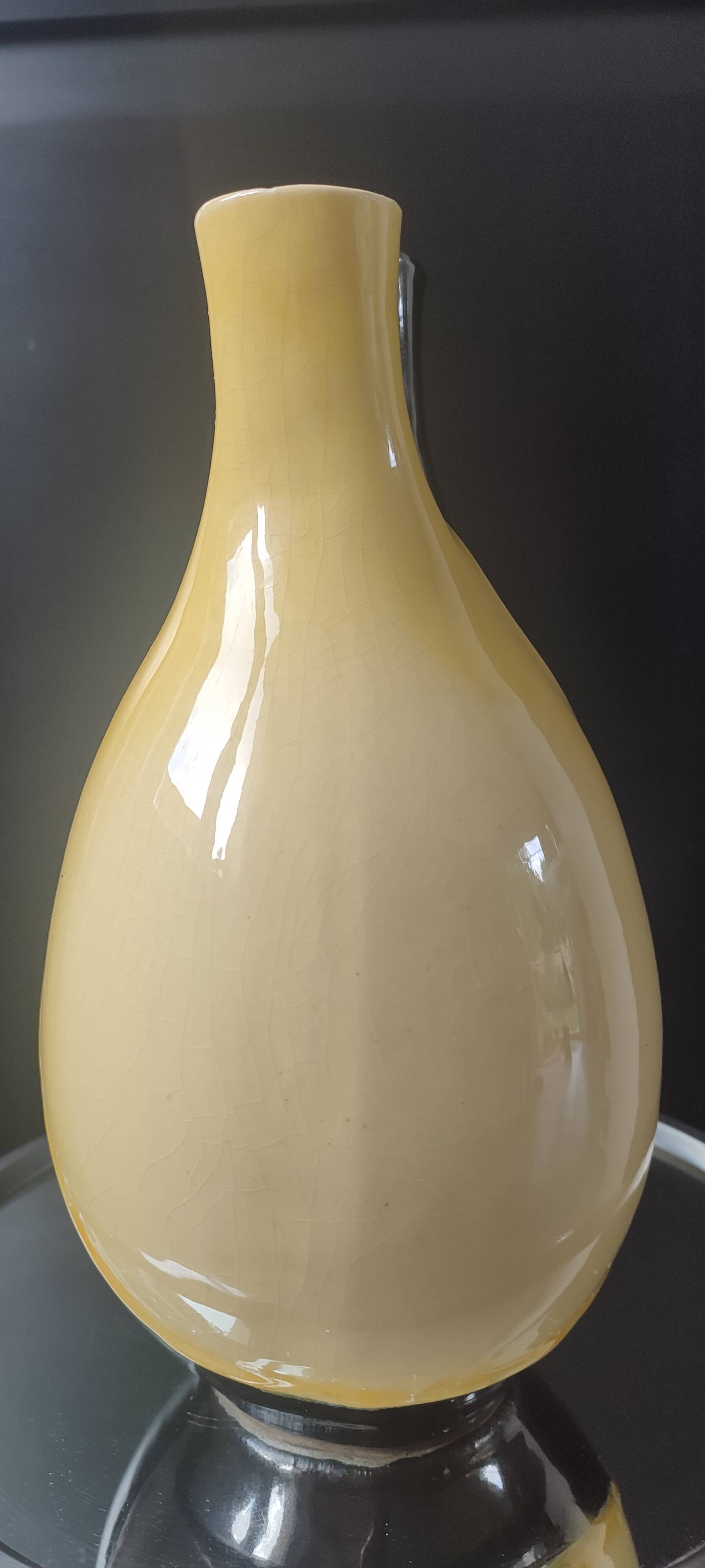 Two-necked vase Vintage ceramic 1964.