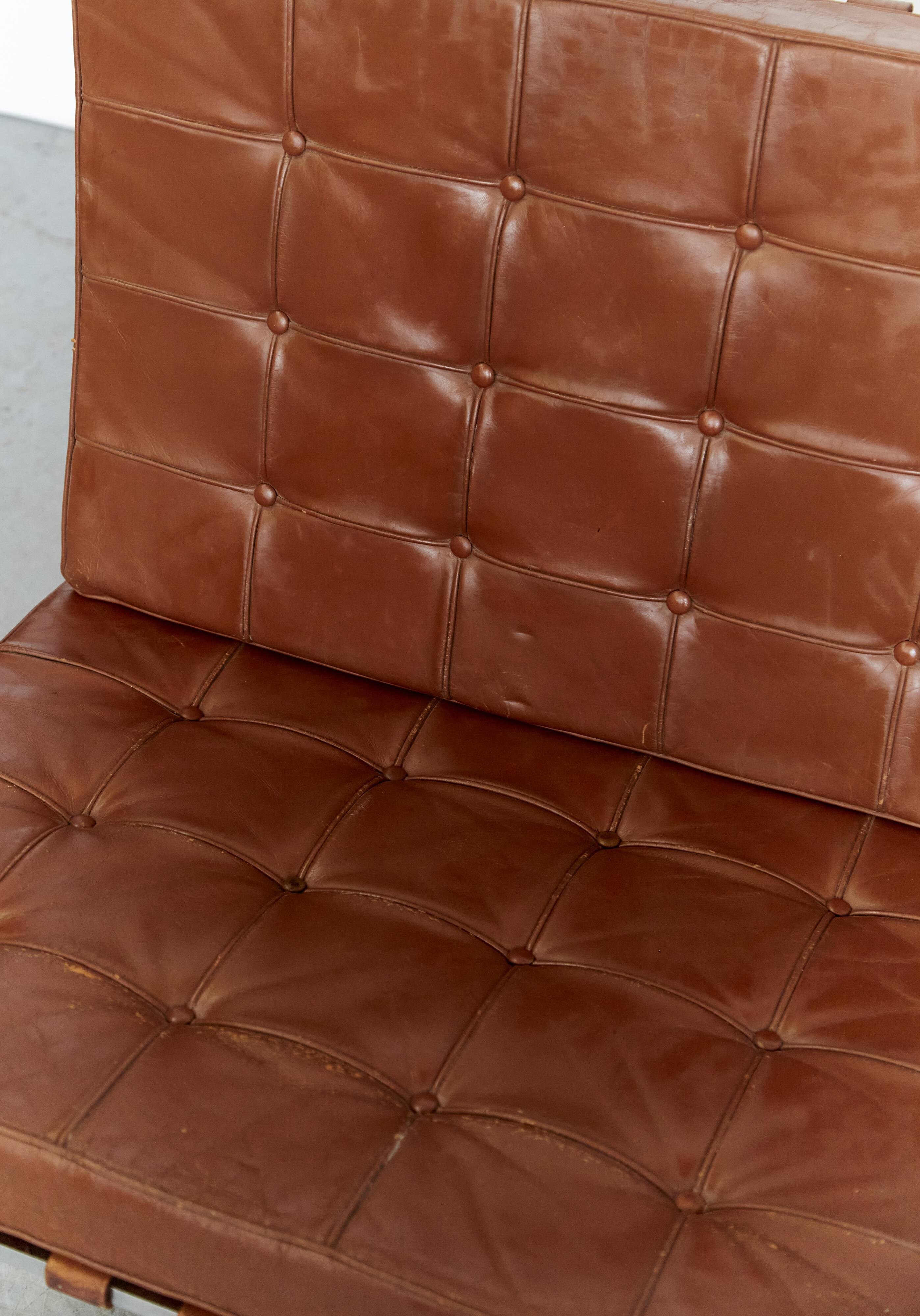Chauffeuse de MR90 « Barcelona Chair » de Ludwig Mies van der Rohe