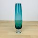 Vase scandinave verre Riihimaki, bleu