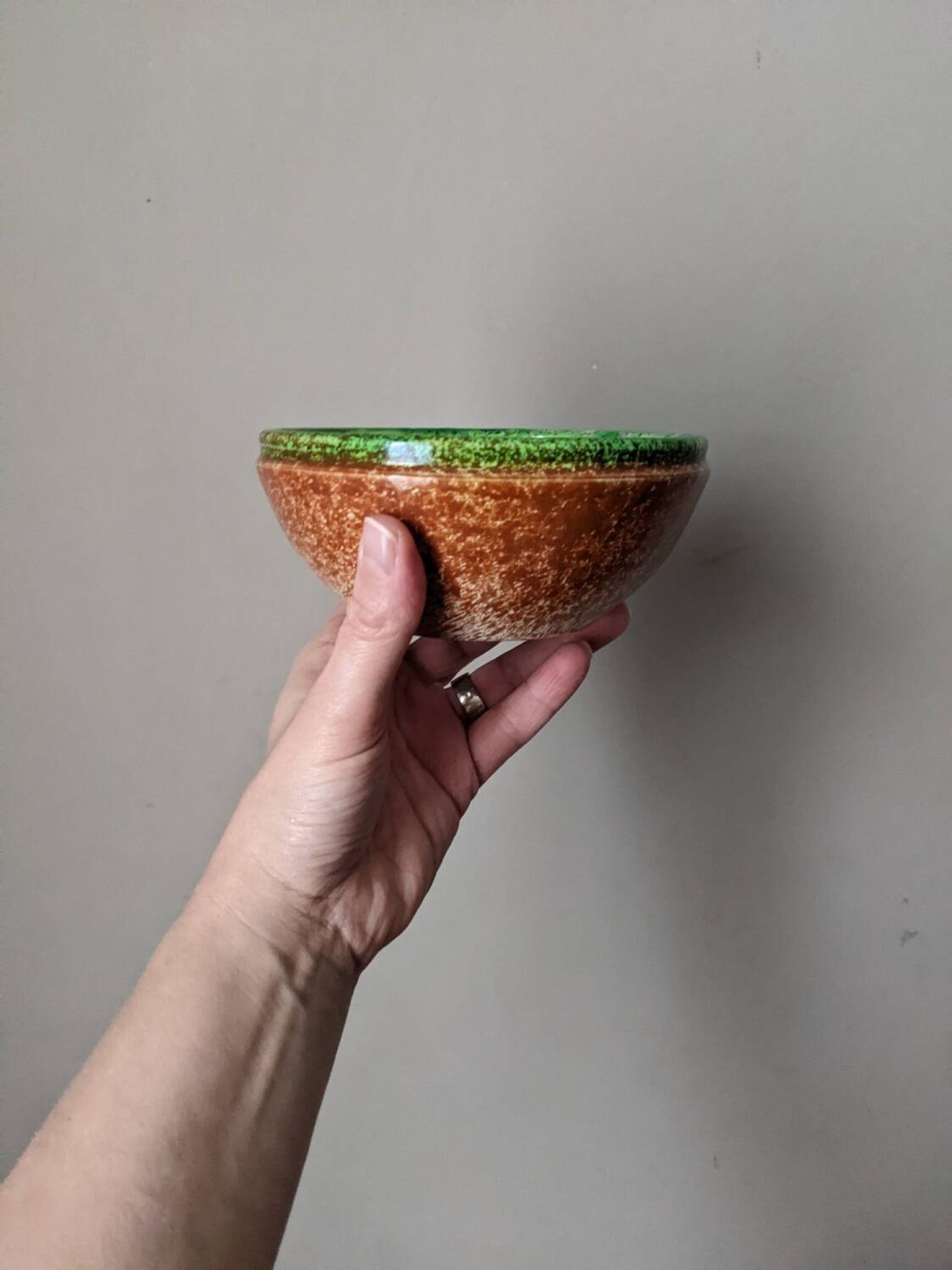 Handcrafted ceramic bowls bohemian countryside
