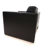 Fauteuil en cuir Knoll Studio Line par Jürgen Lange, 1970