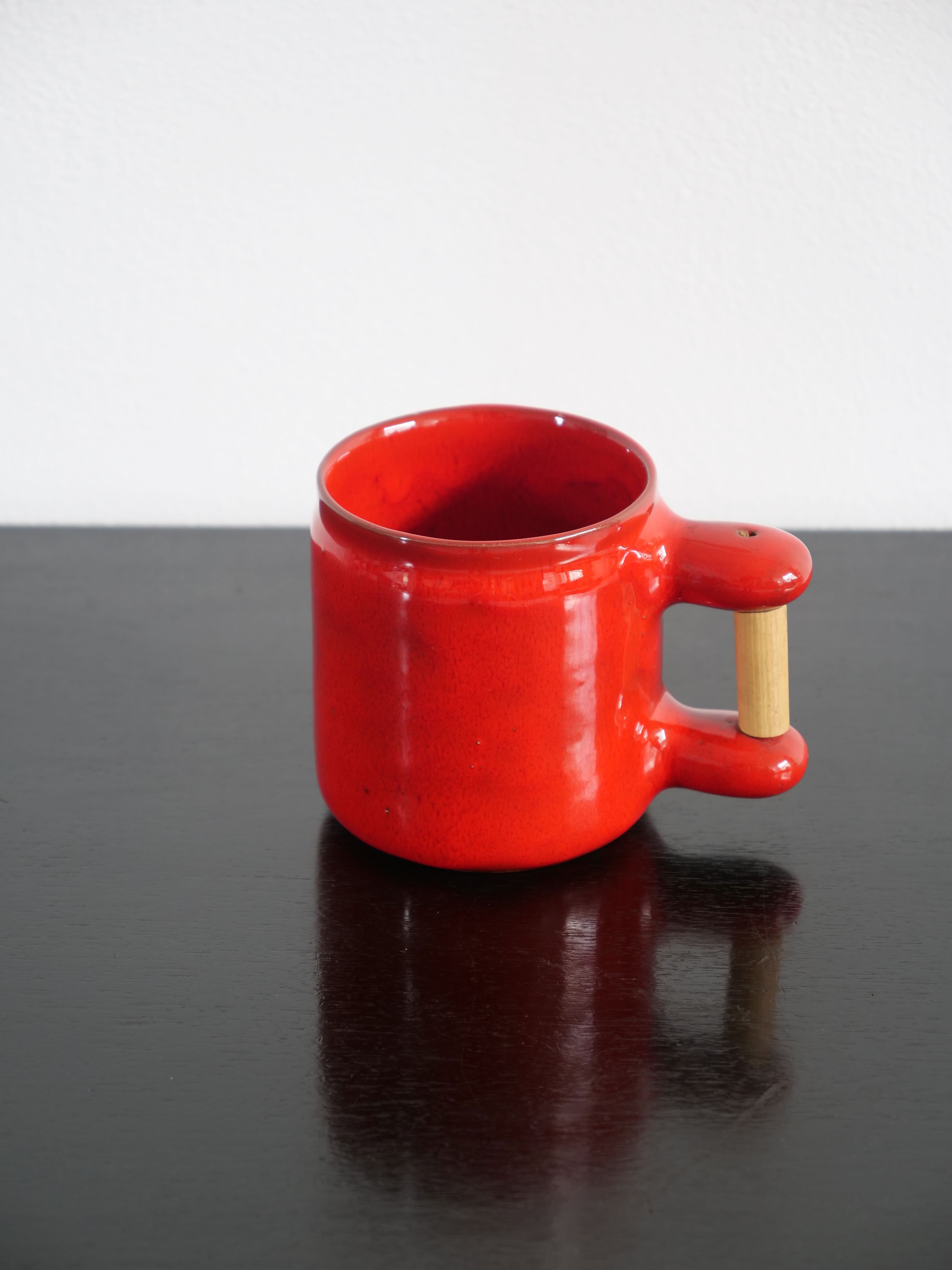 French ceramic mug Robert and Jean Cloutier