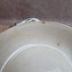 Antique ironstone soup tureen Clairefontaine with blue cyclamen decoration.