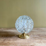 Glass "diamonds" globe lamp