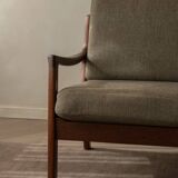 Vintage Senator Two-Seater Sofa by Ole Wanscher for Cado Danish Teak 1960s