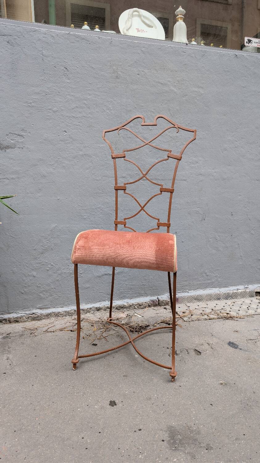 Wrought iron chair