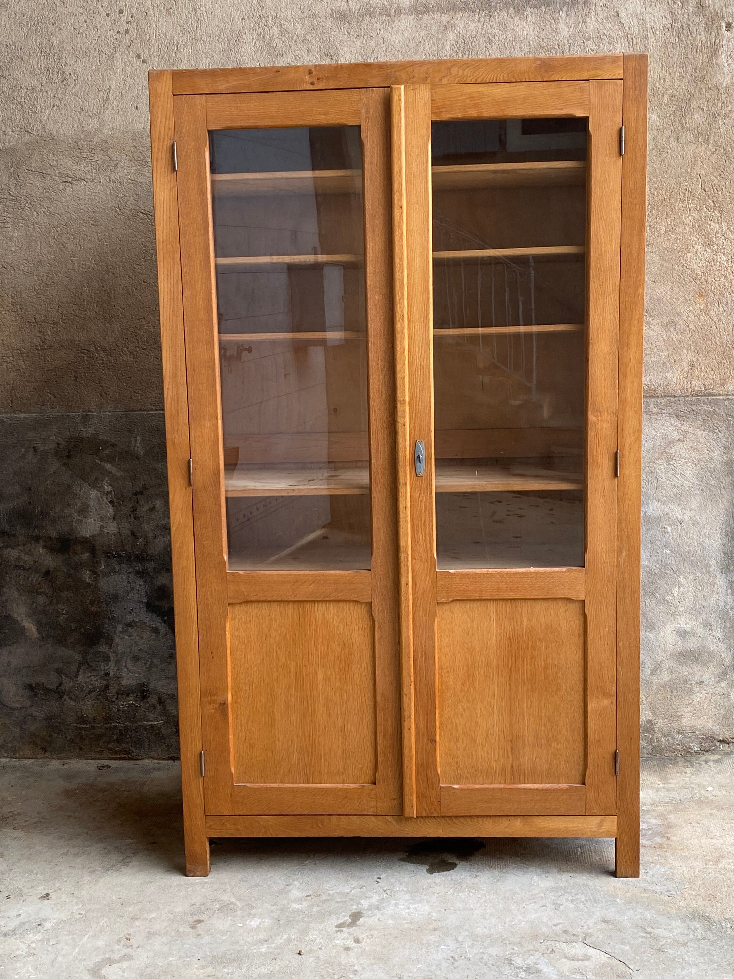 School showcase cabinet