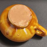 Pot à crème pichet terre cuite vernissée XXème