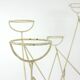 Large Mid Century Steel Plant Holder Stand, Czechoslovakia 1960s