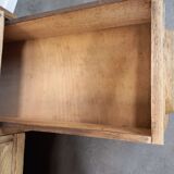 Desk with oak drawers