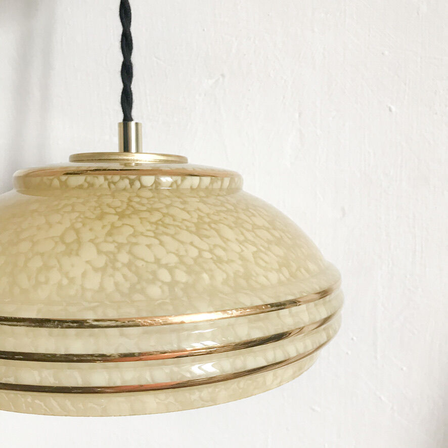 Clichy glass pendant lamp