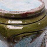 Pair of cached old dabbling jars