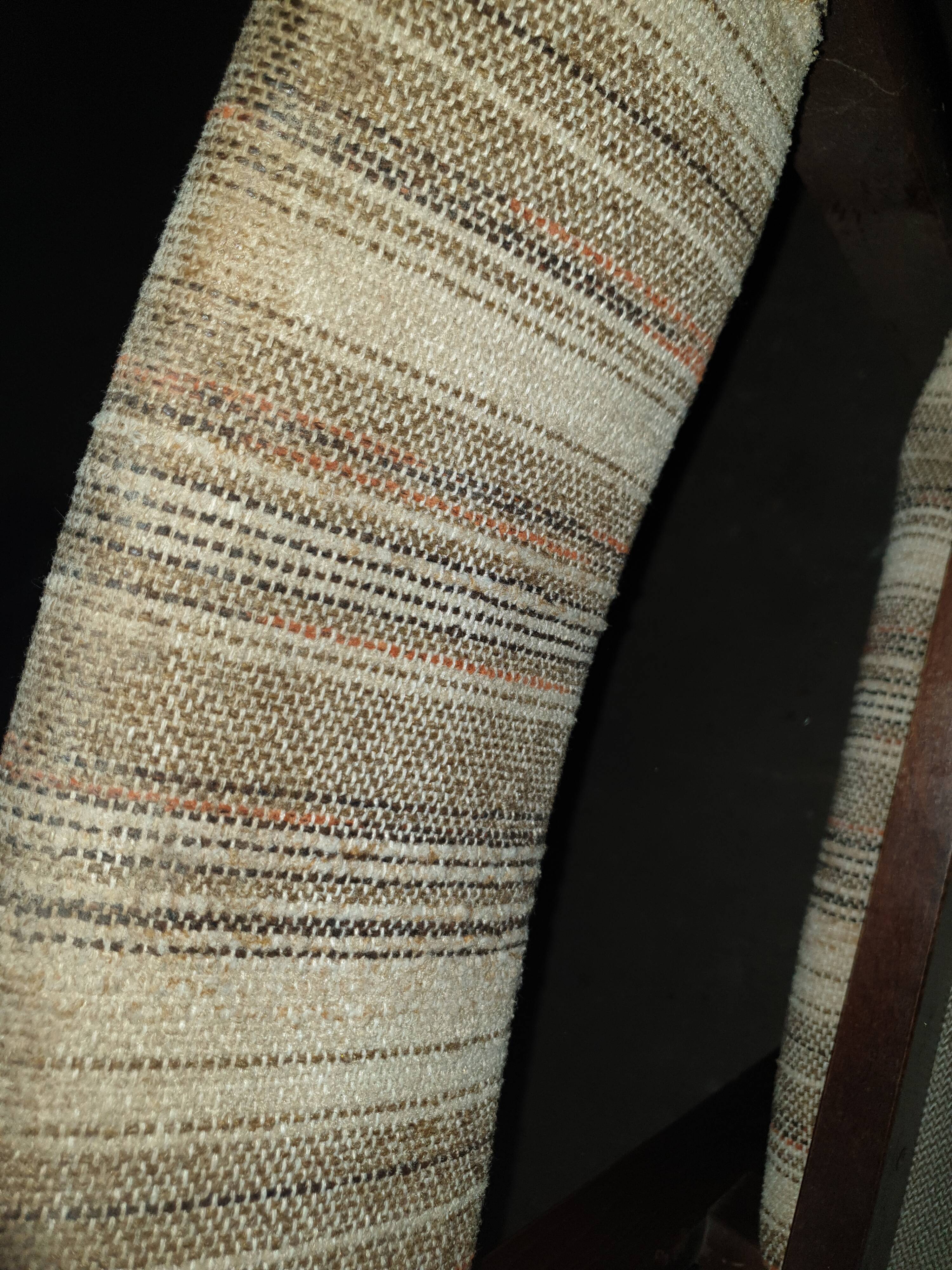 Denmark, 1980, set of 4 curly wool chairs