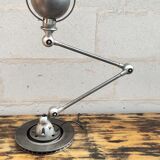 Industrial lamp Jielde two arms patina grahite