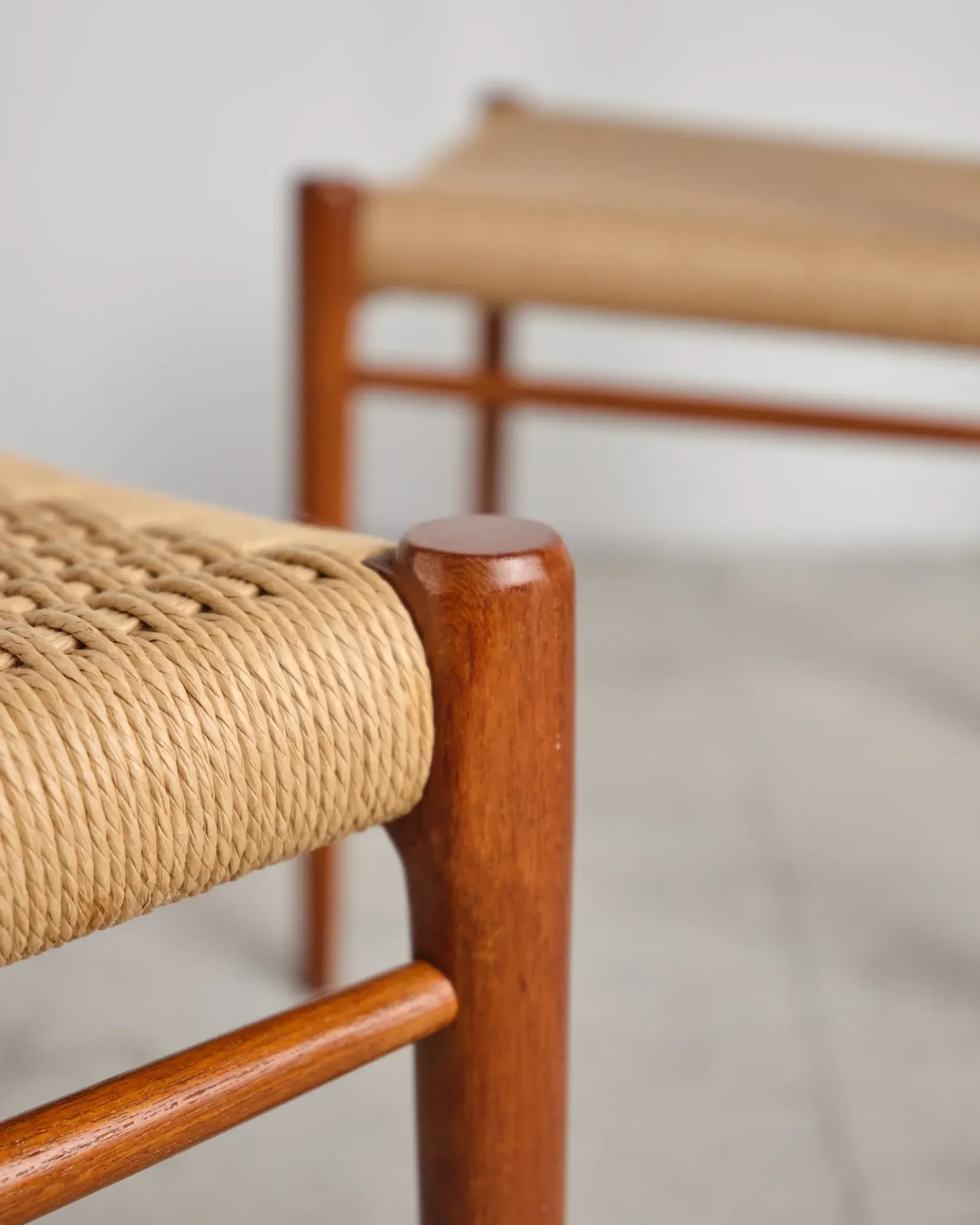 6 chairs model 75 in teak by Niels O. Møller, Denmark, 1950s