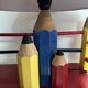 Post-modern lamp "Crayons de couleur" by Pierre Sala France 1980