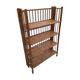 Étagère pliable en bambou et rotin