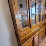 Meuble vitrine en bois tek