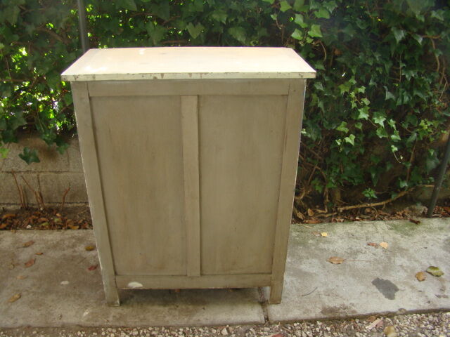 Old patinated Parisian buffet