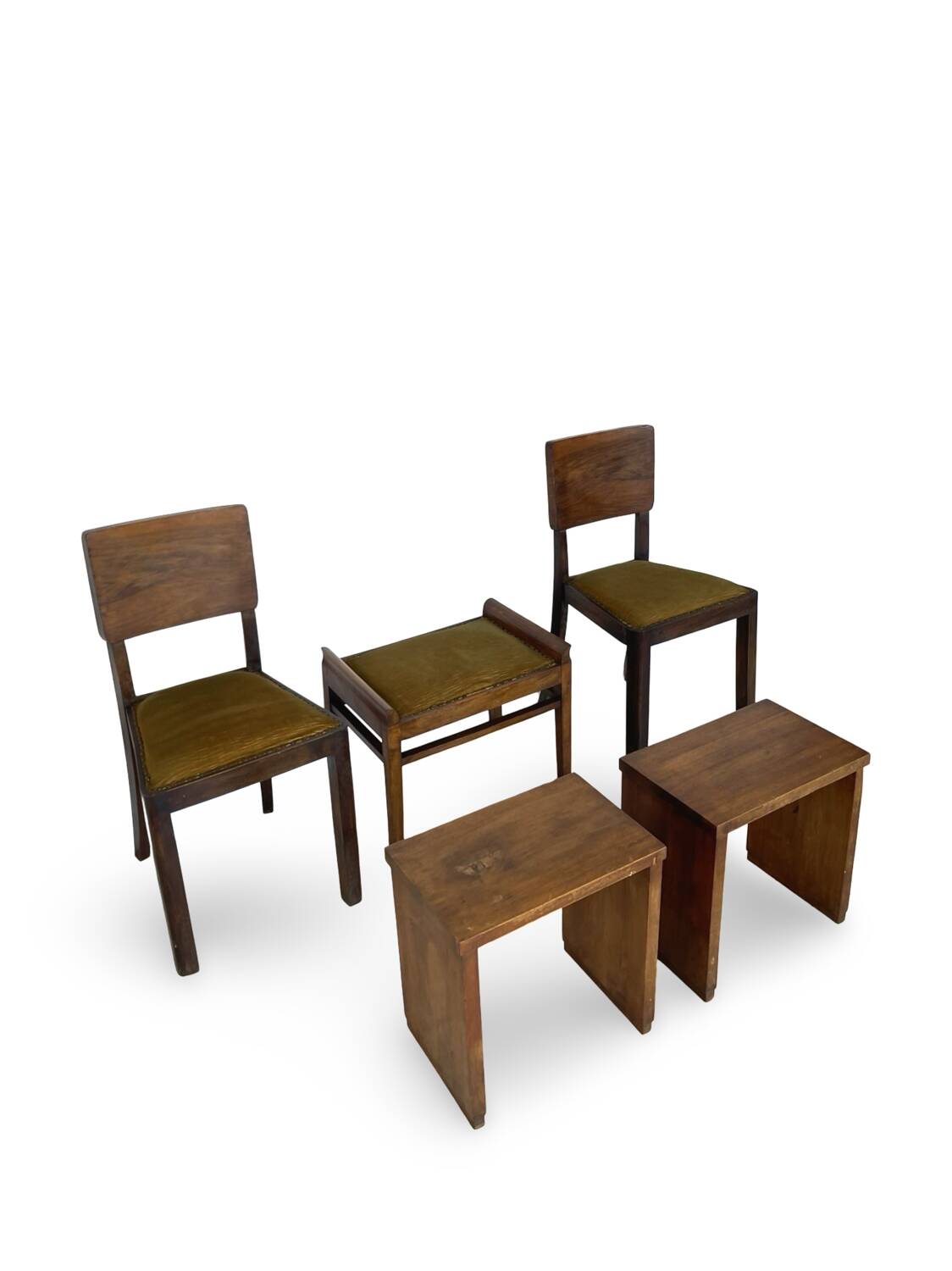 Seating armchair group, 1920s